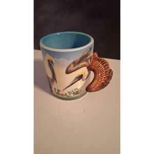 Vintage 1990'S Pelican 3D Handle coffee mug‎ style 4104